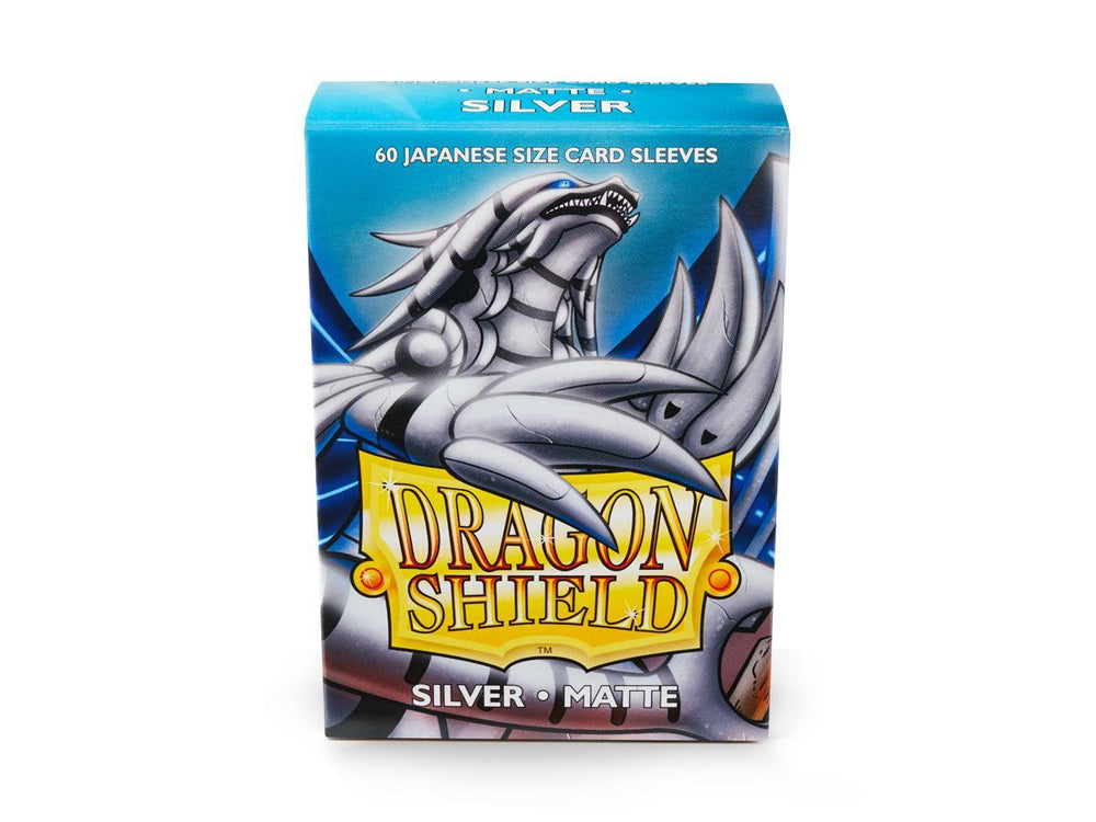 Dragon Shield Matte Sleeve - Silver ‘Stegazill’ 60ct