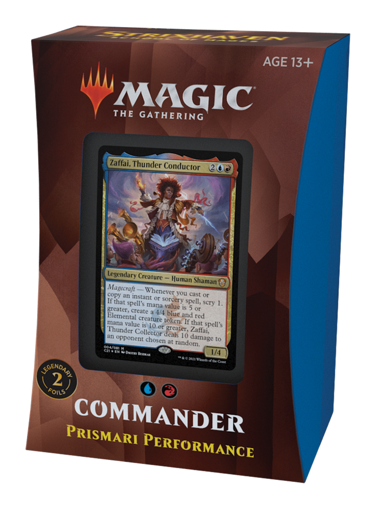 Magic The Gathering Strixhaven Commander Deck – Prismari Performance (Blue-Red)