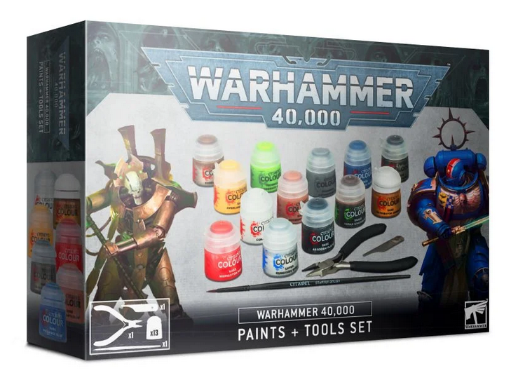 Warhammer 40,000: Paints + Tools Set