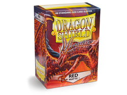 Dragon Shield Matte Sleeve - Red ‘Moltanis’ 100ct