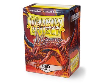 Dragon Shield Matte Sleeve - Red ‘Moltanis’ 100ct