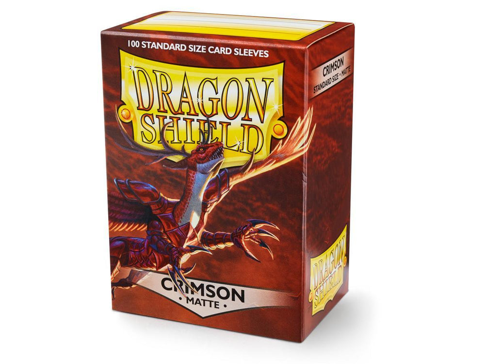 Dragon Shield Matte Sleeve - Crimson ‘Logi’ 100ct