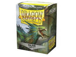 Shield Matte Sleeve -  Olive ‘Lavom’ 100ct
