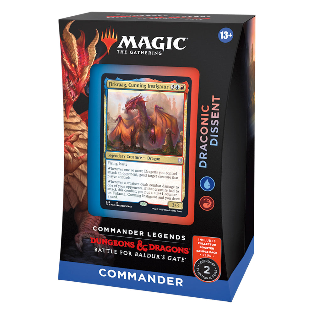 COMMANDER LEGENDS: BATTLE FOR BALDUR'S GATE - COMMANDER DECK (DRACONIC DISSENT) [Available June 10th 2022]