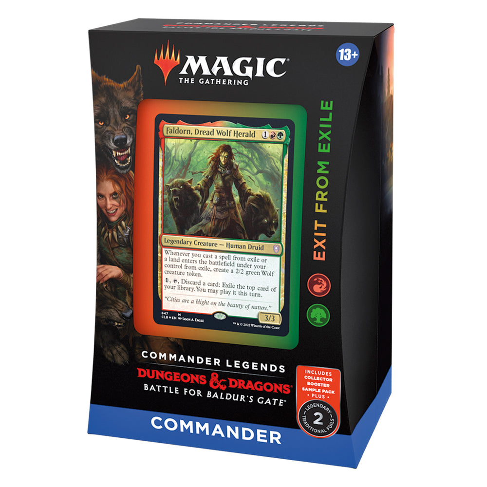 COMMANDER LEGENDS: BATTLE FOR BALDUR'S GATE - COMMANDER DECK (EXIT FROM EXILE) [Available June 10th 2022]