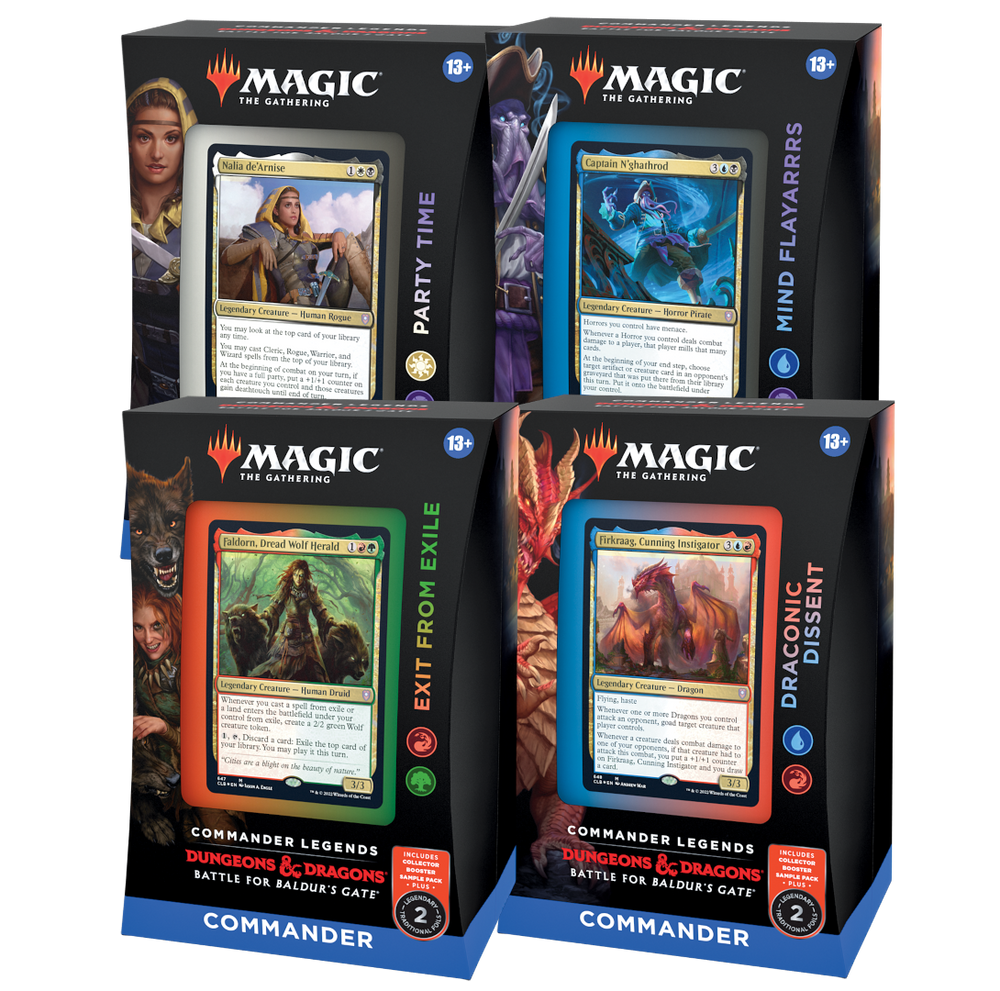 Magic the Gathering: Commander Legends: Battle for Baldur's Gate Commander Deck Set [Available June 10th 2022]