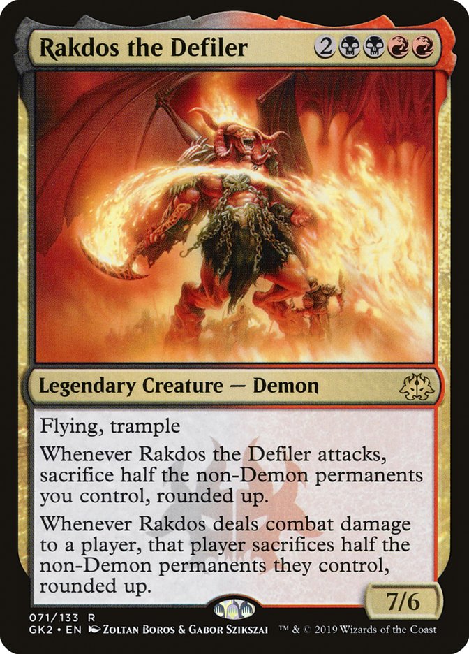 Rakdos the Defiler [Ravnica Allegiance Guild Kit]