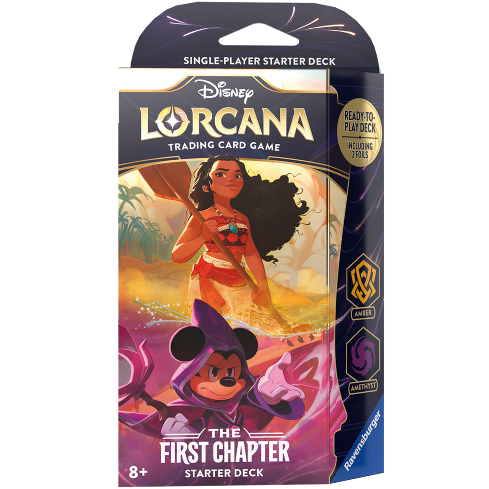 Disney Lorcana: The First Chapter - Starter Deck Display (4 of each starter deck)